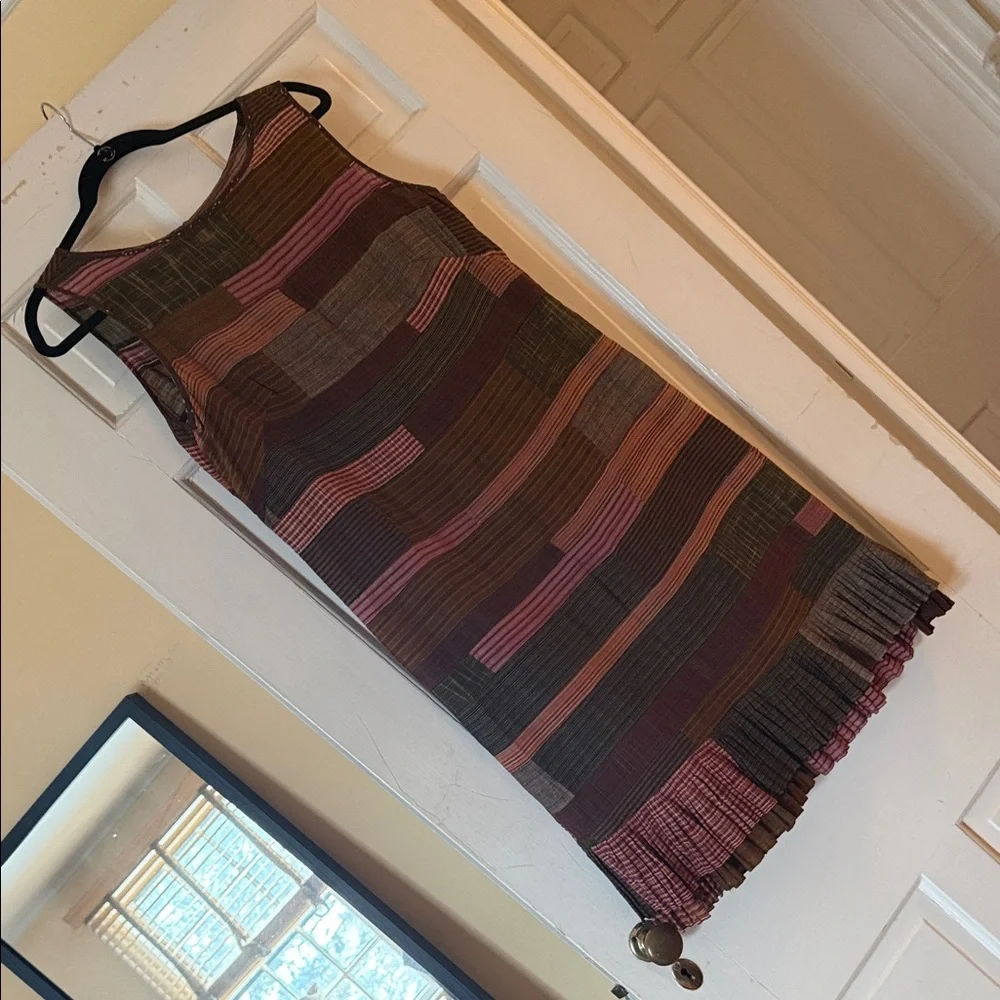 Elegant Dosa Patchwork Dress - Picture 1 of 4